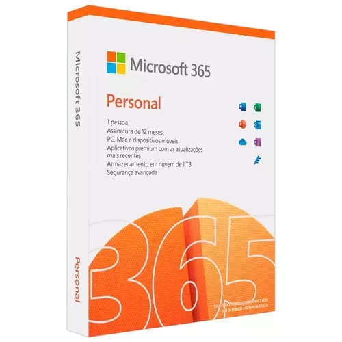 Microsoft 365 Personal Assinatura Anual Para 1 Usurio Pc, Mac, Ios E